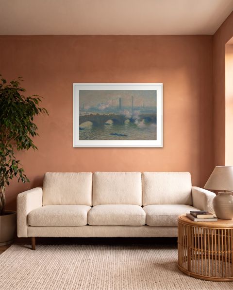 Art for terracotta walls, shown to scale