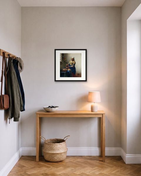 Hallway wall art, shown to scale