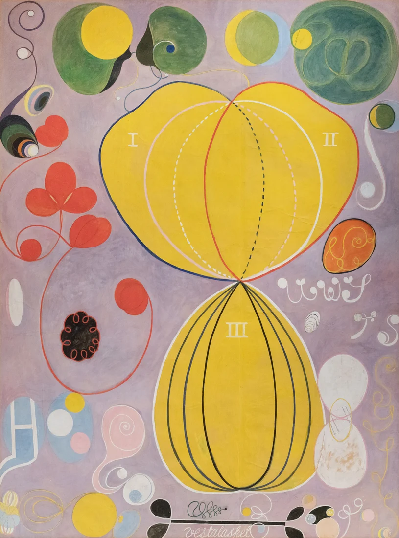 The Ten Largest, No. 7, Adulthood by Hilma af Klint, 1907: abstract art art print