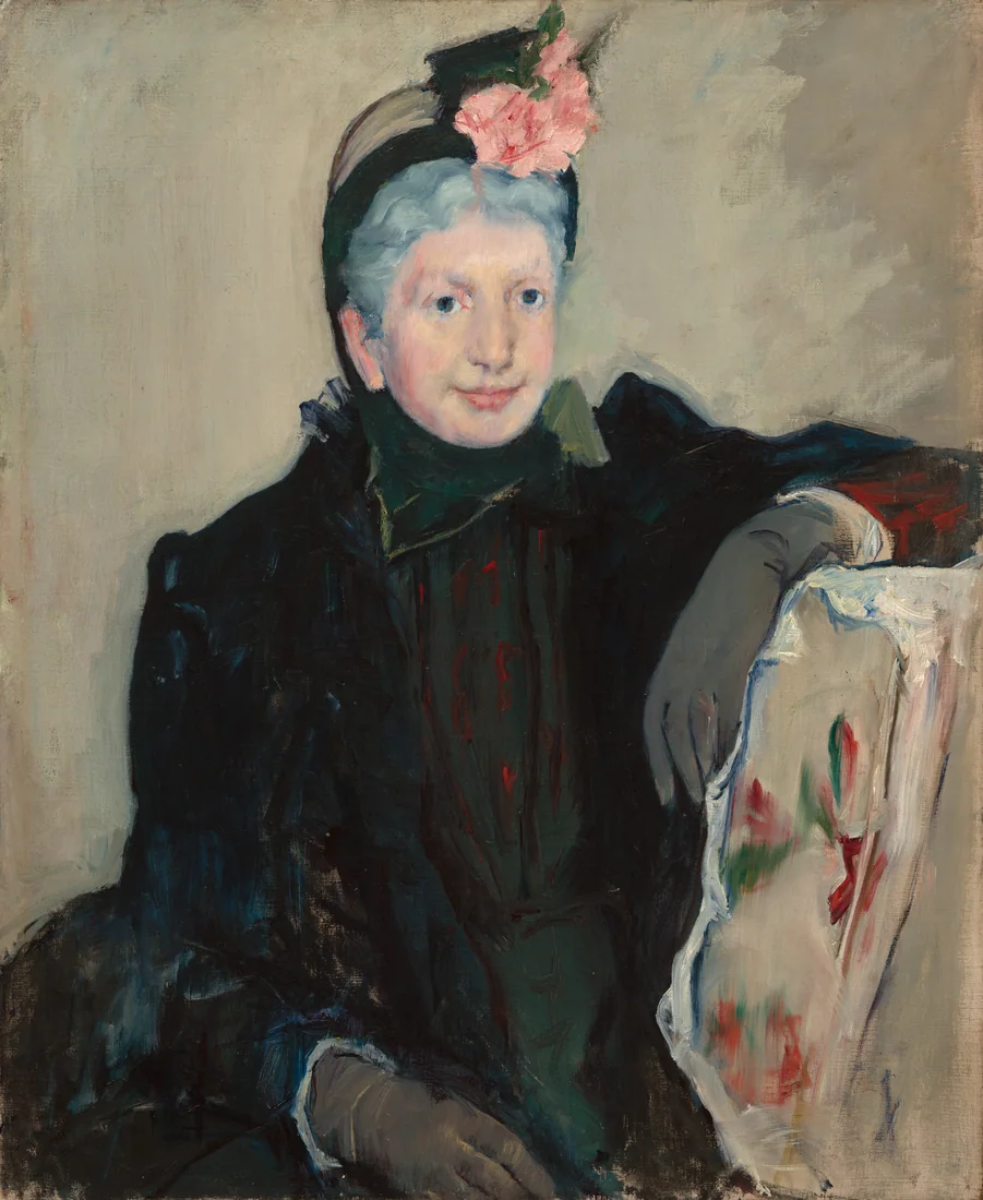 Portrait of a Lady by Mary Cassatt, c. 1887 – art print