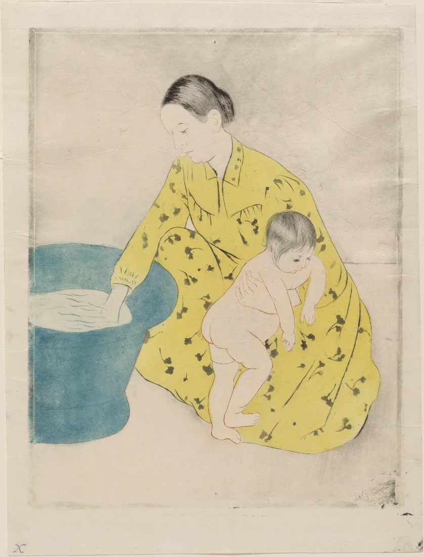 The Bath by Mary Cassatt, 1890–91 – art print