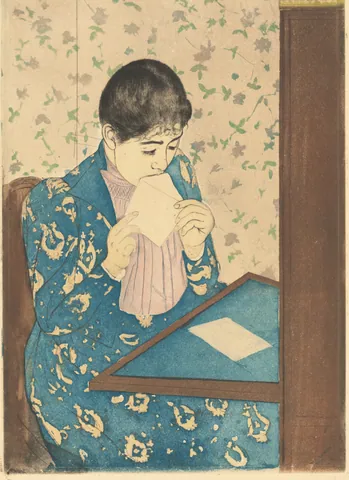 The Letter by Mary Cassatt