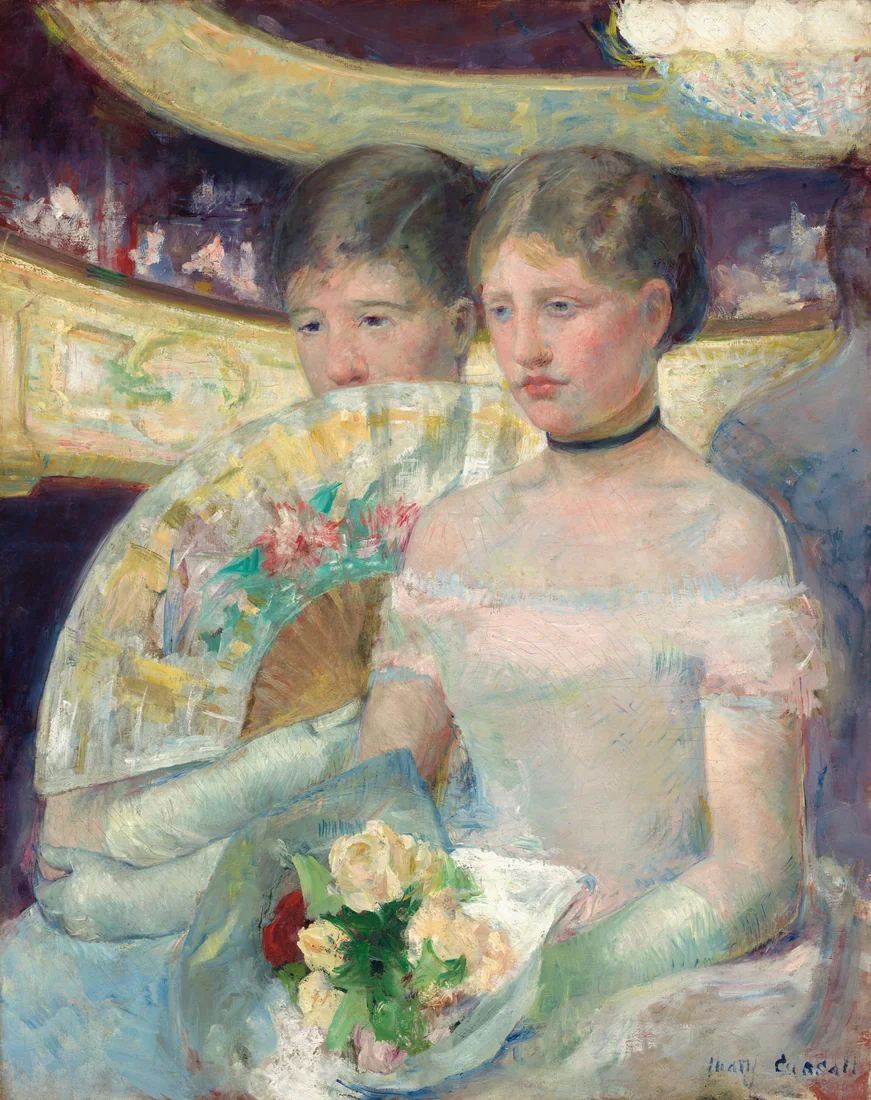 The Loge by Mary Cassatt, c. 1878–80 – art print