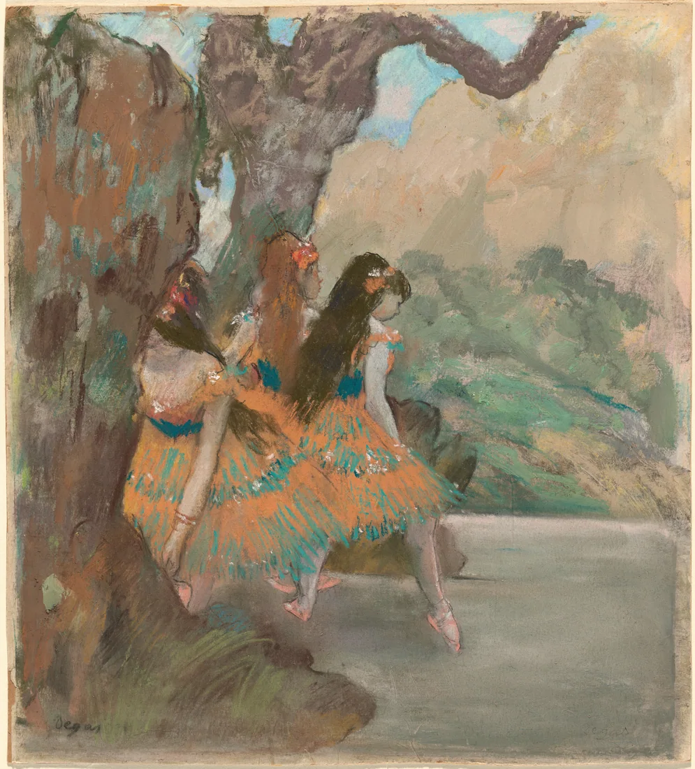 Ballet Dancers by Edgar Degas, c. 1877 – art print