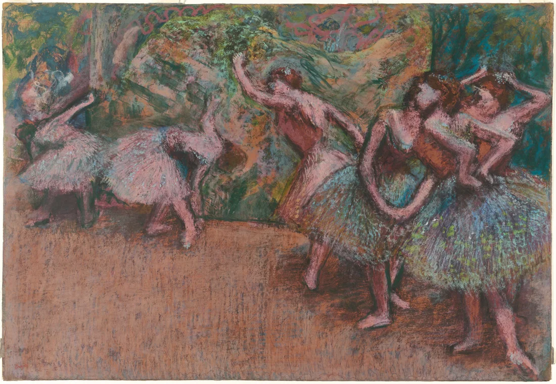 Ballet Scene by Edgar Degas, c. 1907 – art print