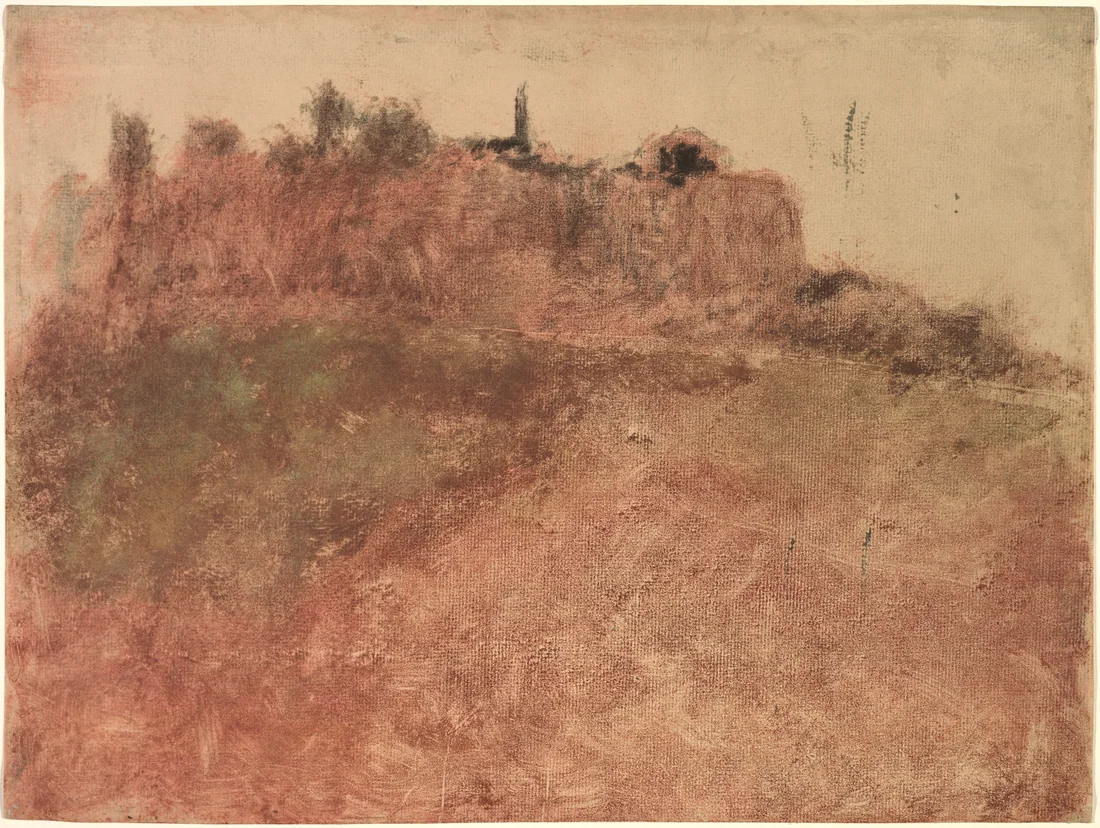 Estérel Village by Edgar Degas, c. 1890 – art print