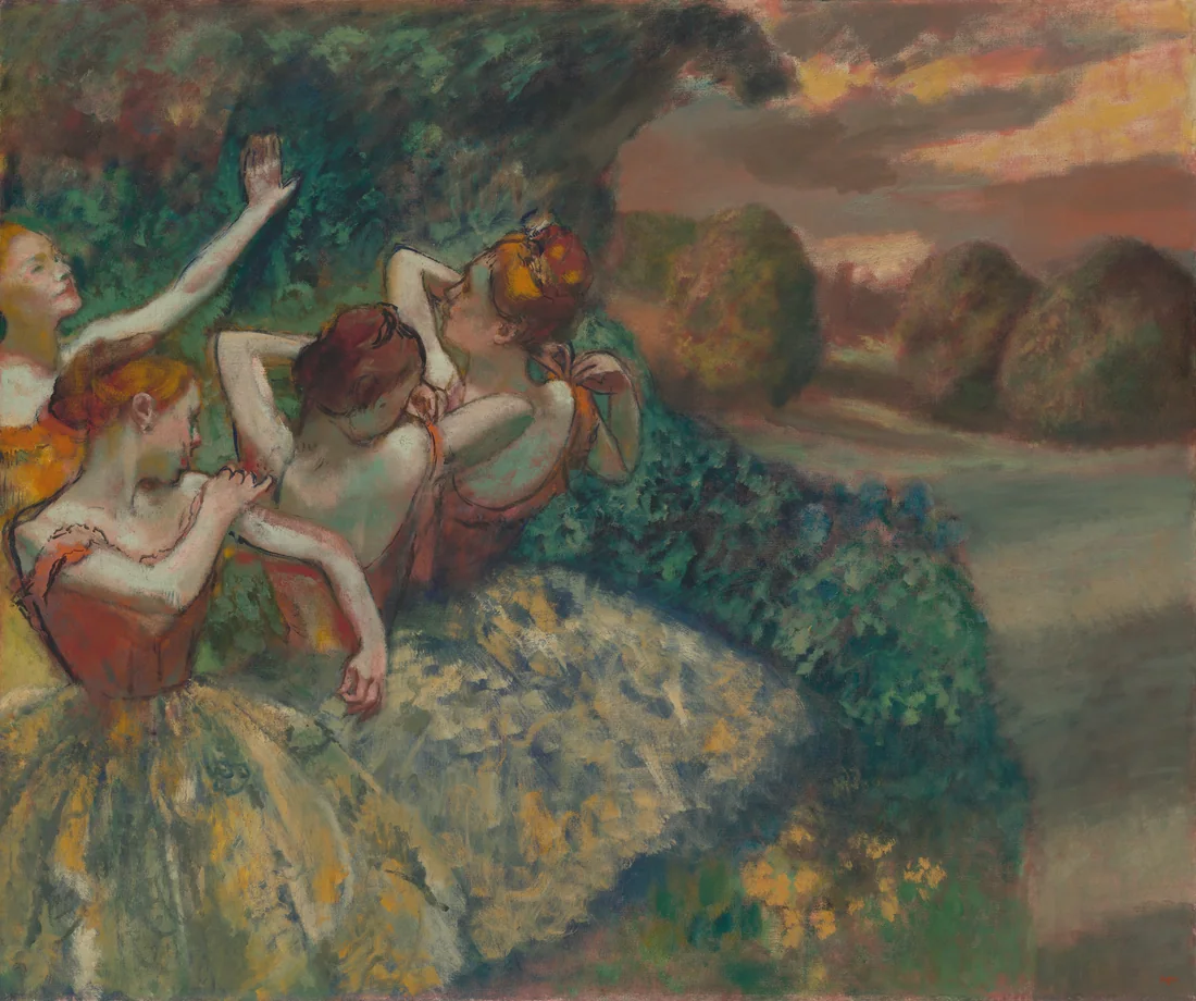 Four Dancers by Edgar Degas, c. 1899 – art print