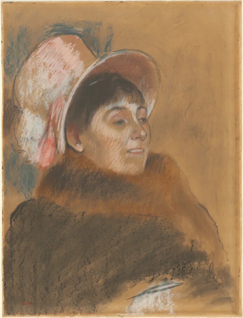 Madame Dietz-Monnin by Edgar Degas, 1879 – art print