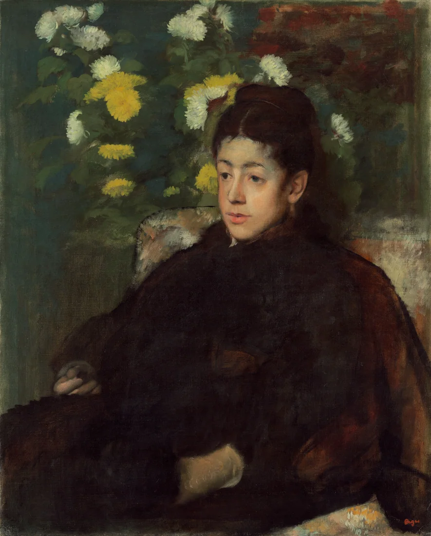 Mademoiselle Malot by Edgar Degas, c. 1877 – art print