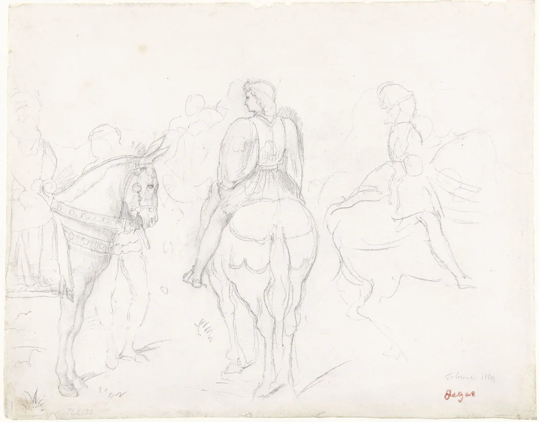 Riders by Edgar Degas – art print