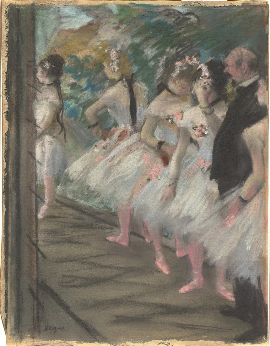 The Ballet by Edgar Degas, c. 1880 – art print