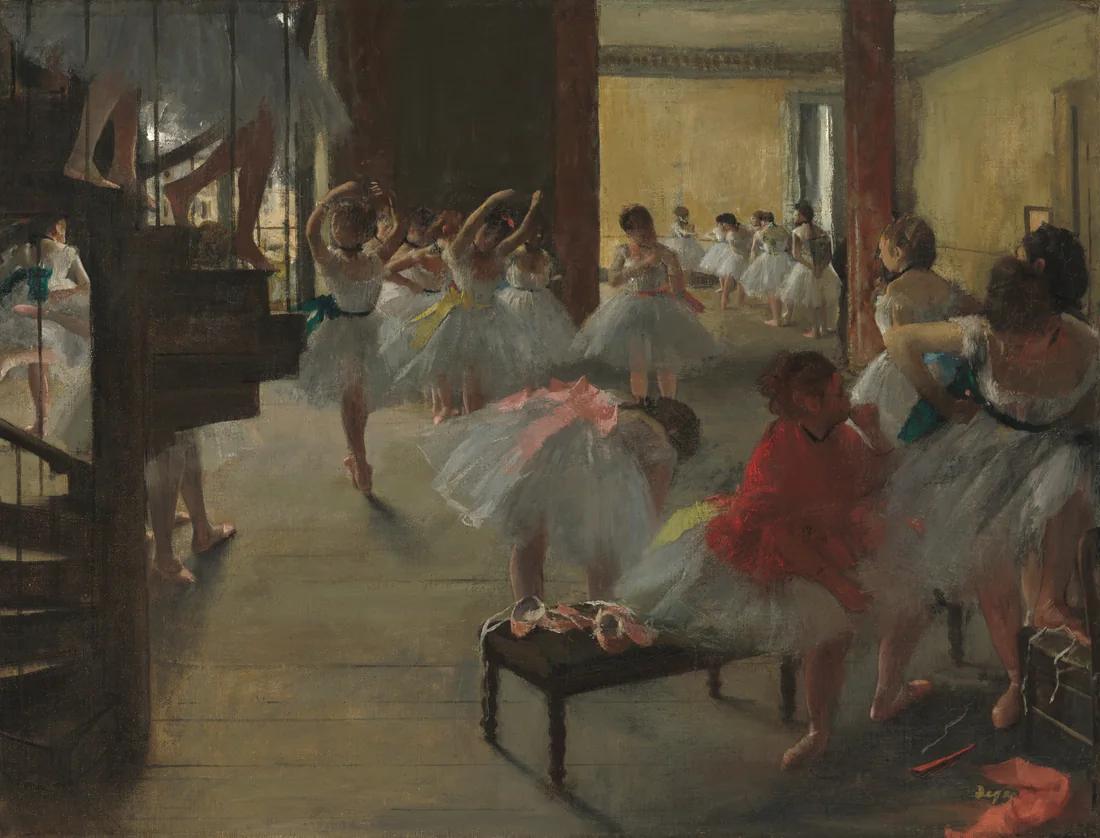 The Dance Class by Edgar Degas, c. 1873 – art print