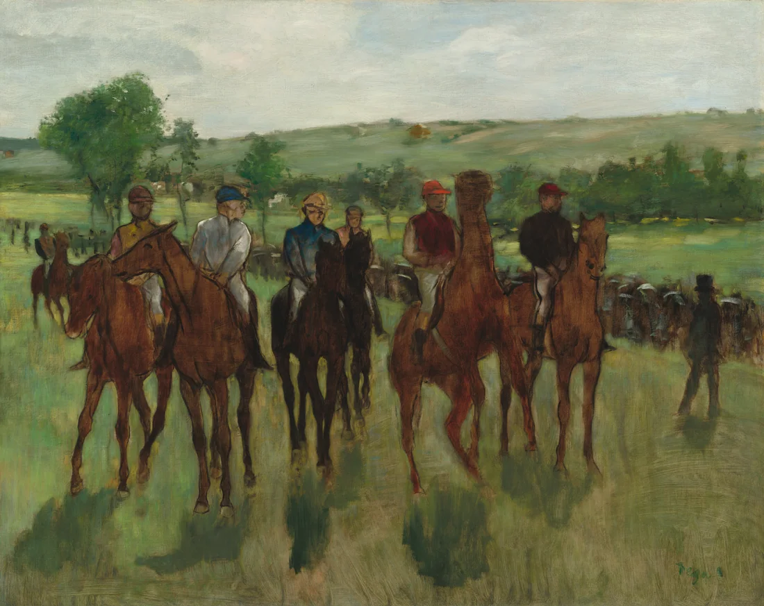 The Riders by Edgar Degas, c. 1885 – art print