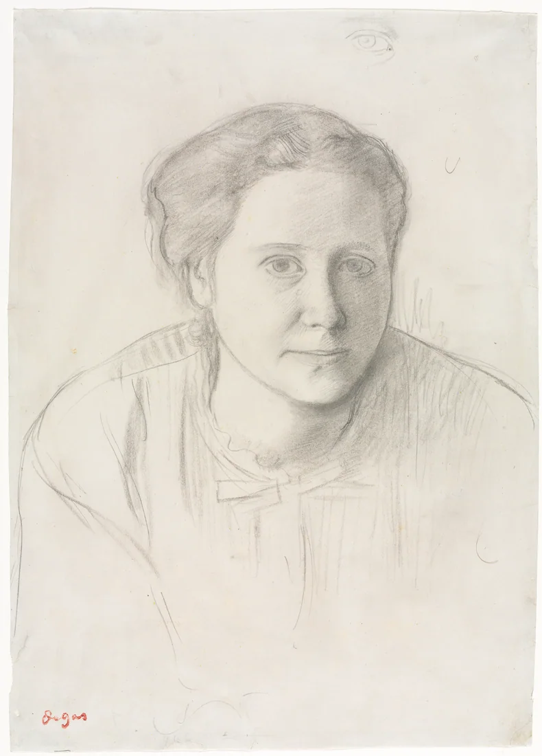Victoria Dubourg by Edgar Degas, c. 1866 – art print