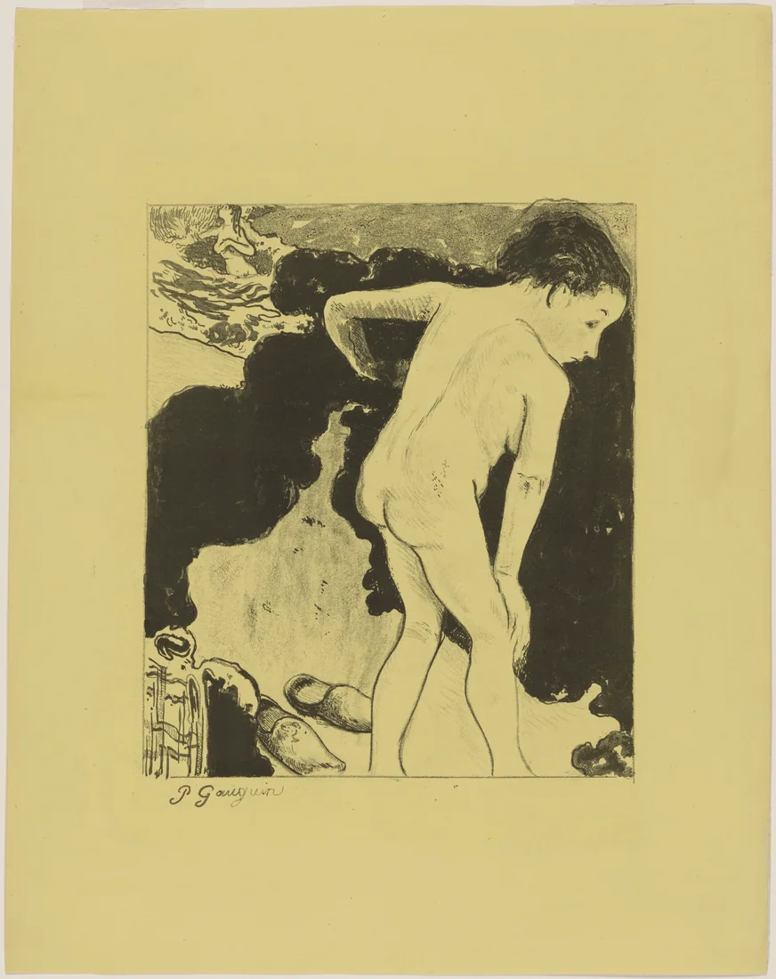 Breton Bathers by Paul Gauguin, 1889 – art print