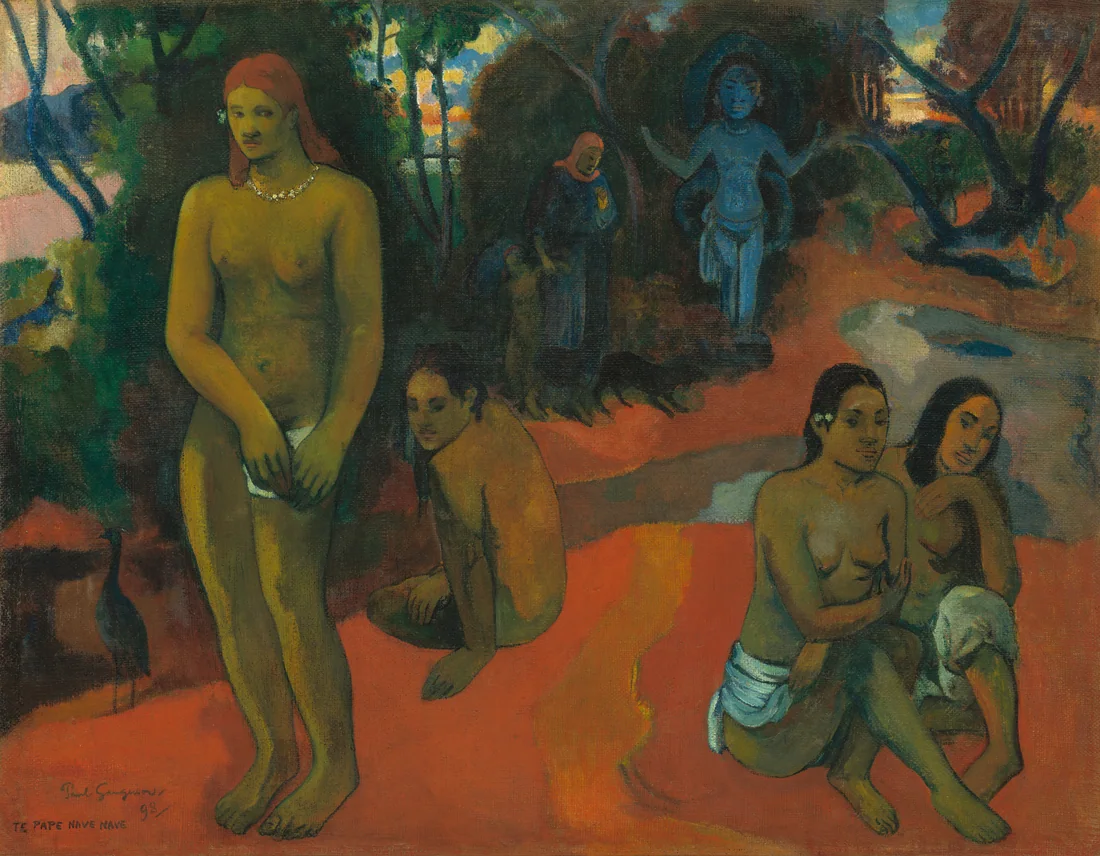 Delectable Waters by Paul Gauguin, 1898 – art print