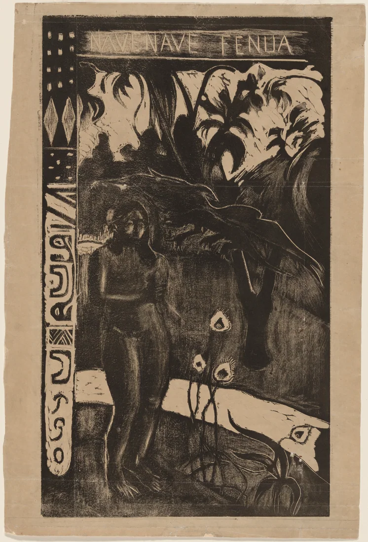 Delightful Land by Paul Gauguin, 1894–95 – art print