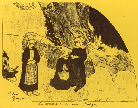 Dramas of the Sea: Brittany by Paul Gauguin