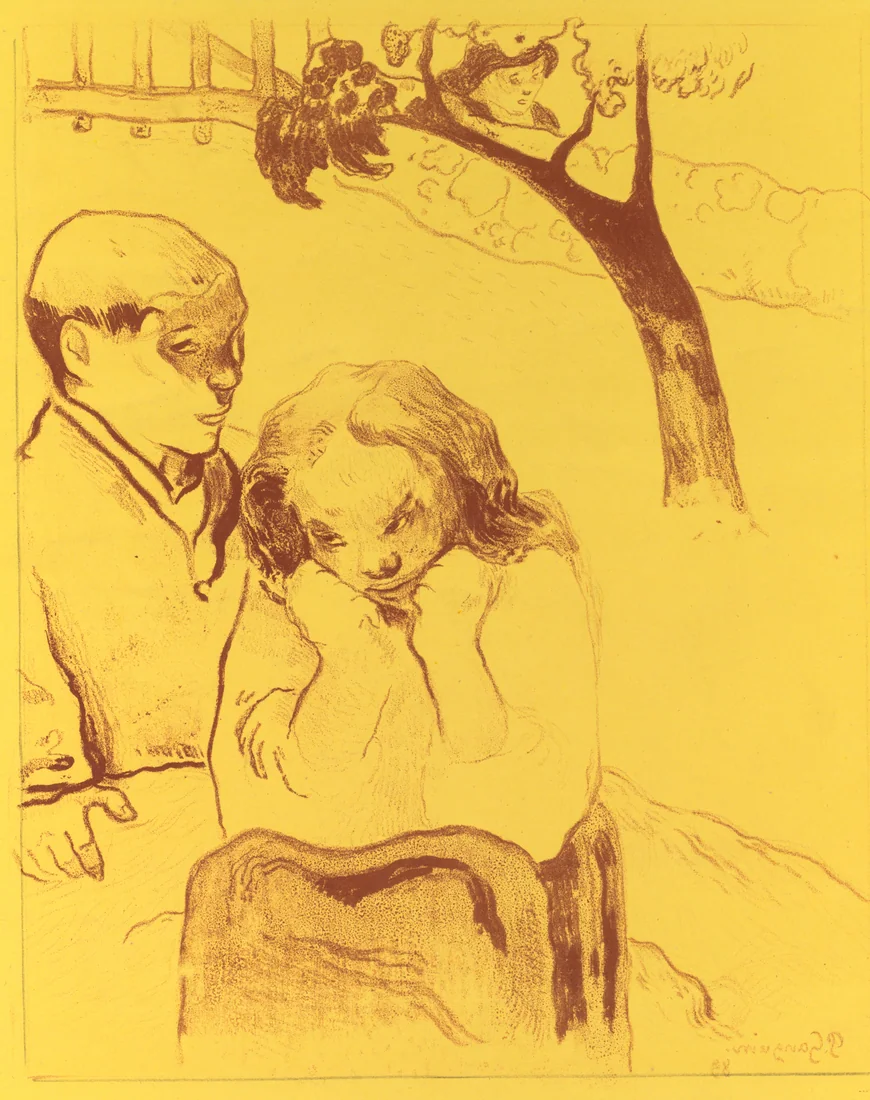 Human Misery by Paul Gauguin, 1889 – art print