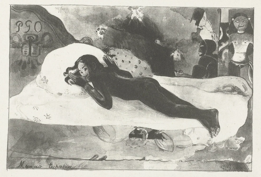 Manao Tupapau by Paul Gauguin – art print
