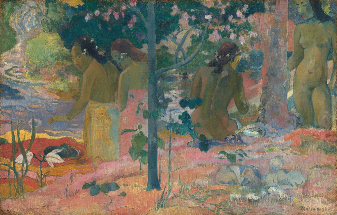 The Bathers by Paul Gauguin, 1897 – art print