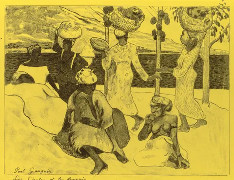 The Grasshoppers and the Ants by Paul Gauguin