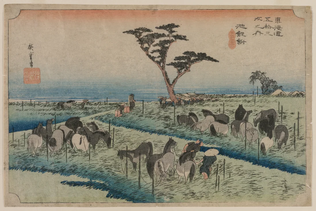 Chiryu by Utagawa Hiroshige, 1833–1834 – art print