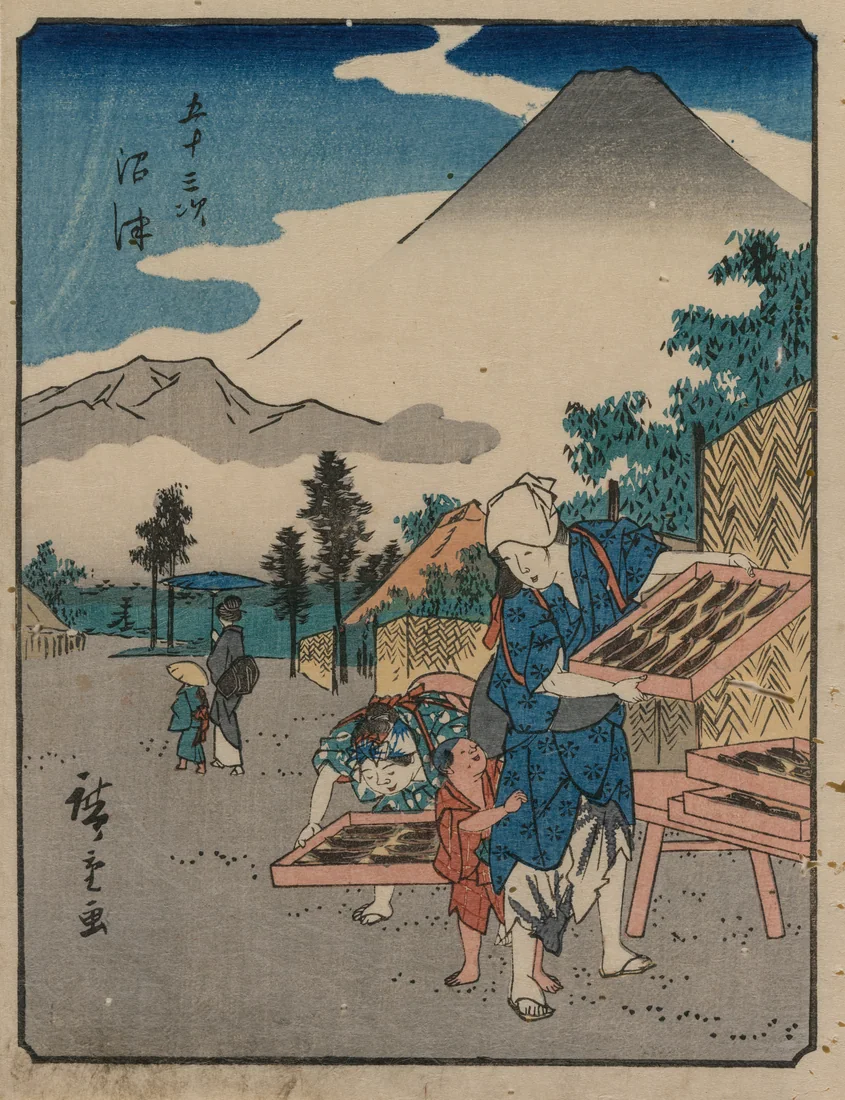 Numazu by Utagawa Hiroshige, c. 1850 – art print
