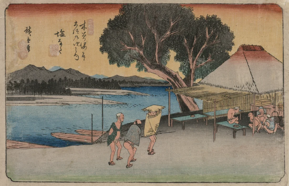 Shionata by Utagawa Hiroshige – art print