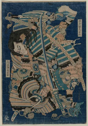 Kamakura no Gengoro Seizing Torinoumi Tasaburo by Katsushika Hokusai
