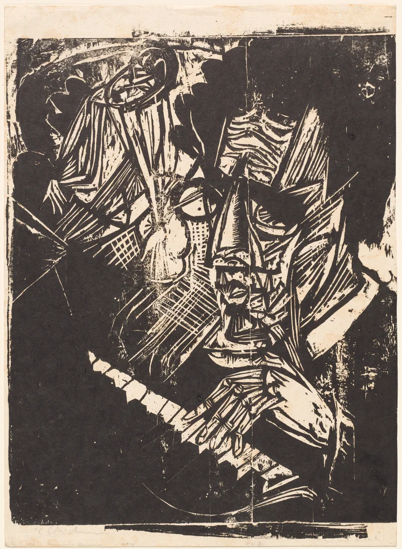 Composer Klemperer by Ernst Ludwig Kirchner, 1916 – art print