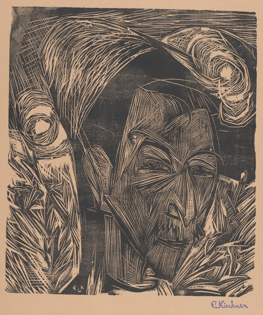 David Müller by Ernst Ludwig Kirchner – art print