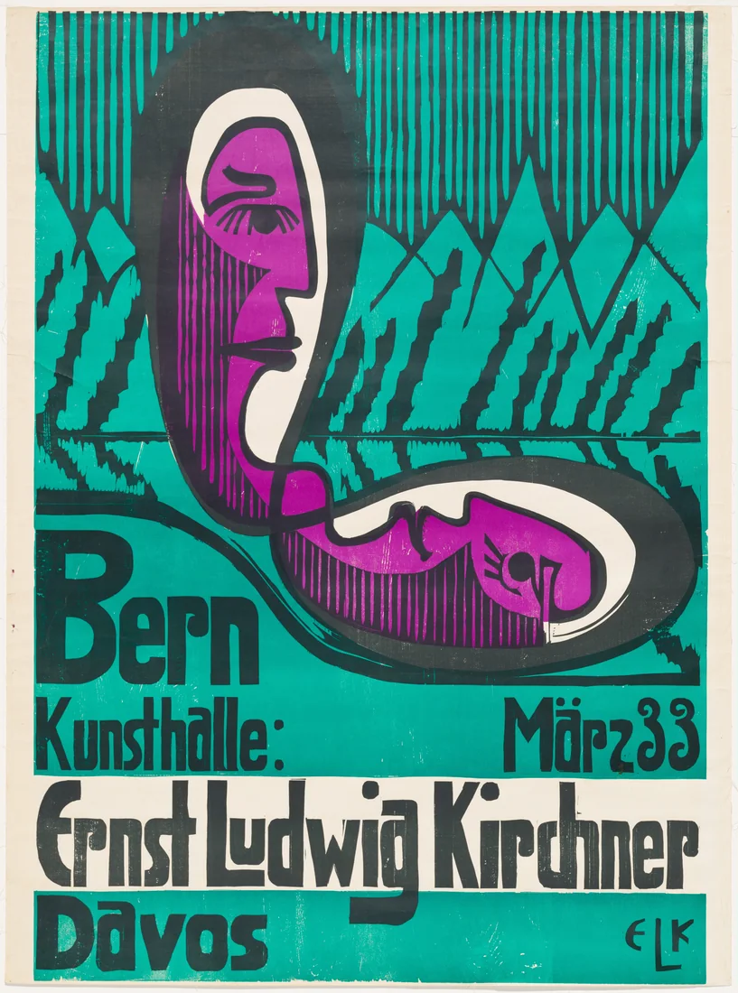 Kunsthalle Bern: March 33: Ernst Ludwig Kirchner: Davos by Ernst Ludwig Kirchner, 1933 – art print