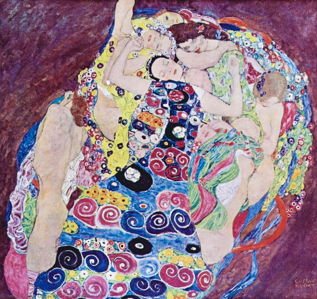 The Virgin by Gustav Klimt, 1980 – art print