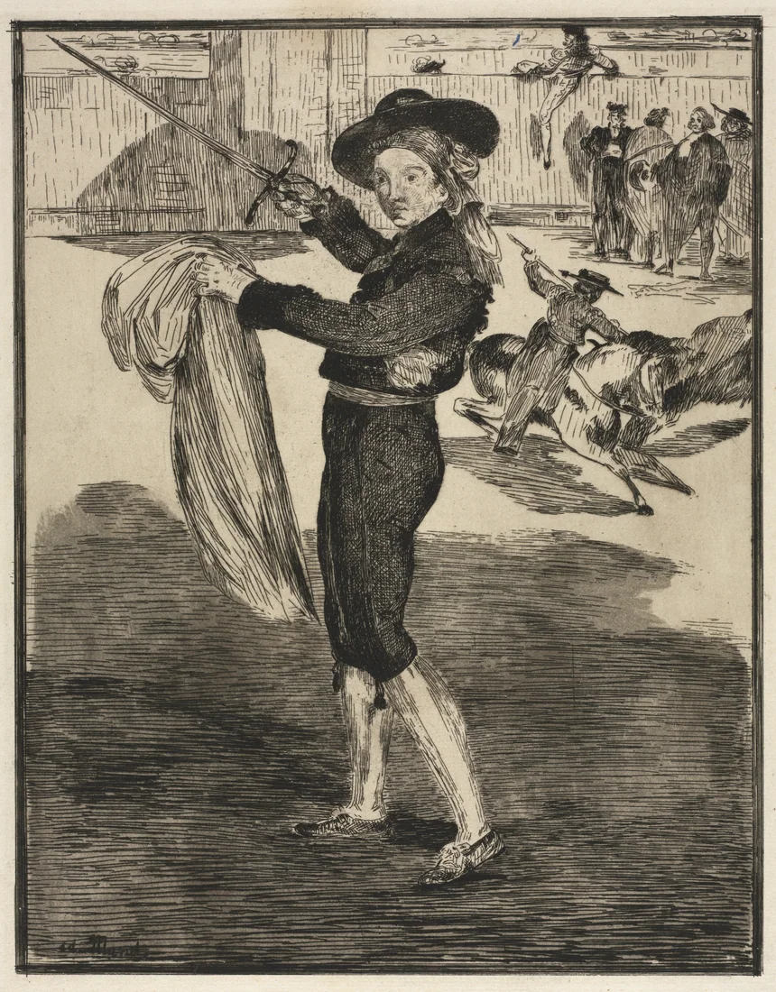 Mlle. Victorine in the Costume of an Espada by Édouard Manet, 1862 – art print