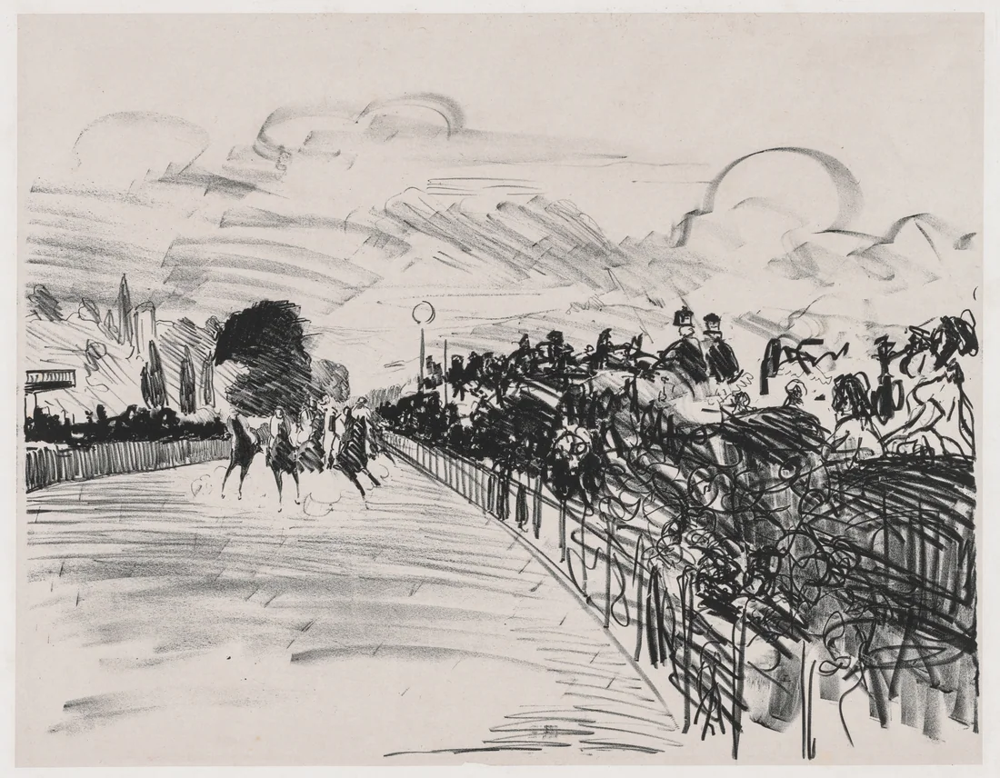 The Races by Édouard Manet, 1865 – art print