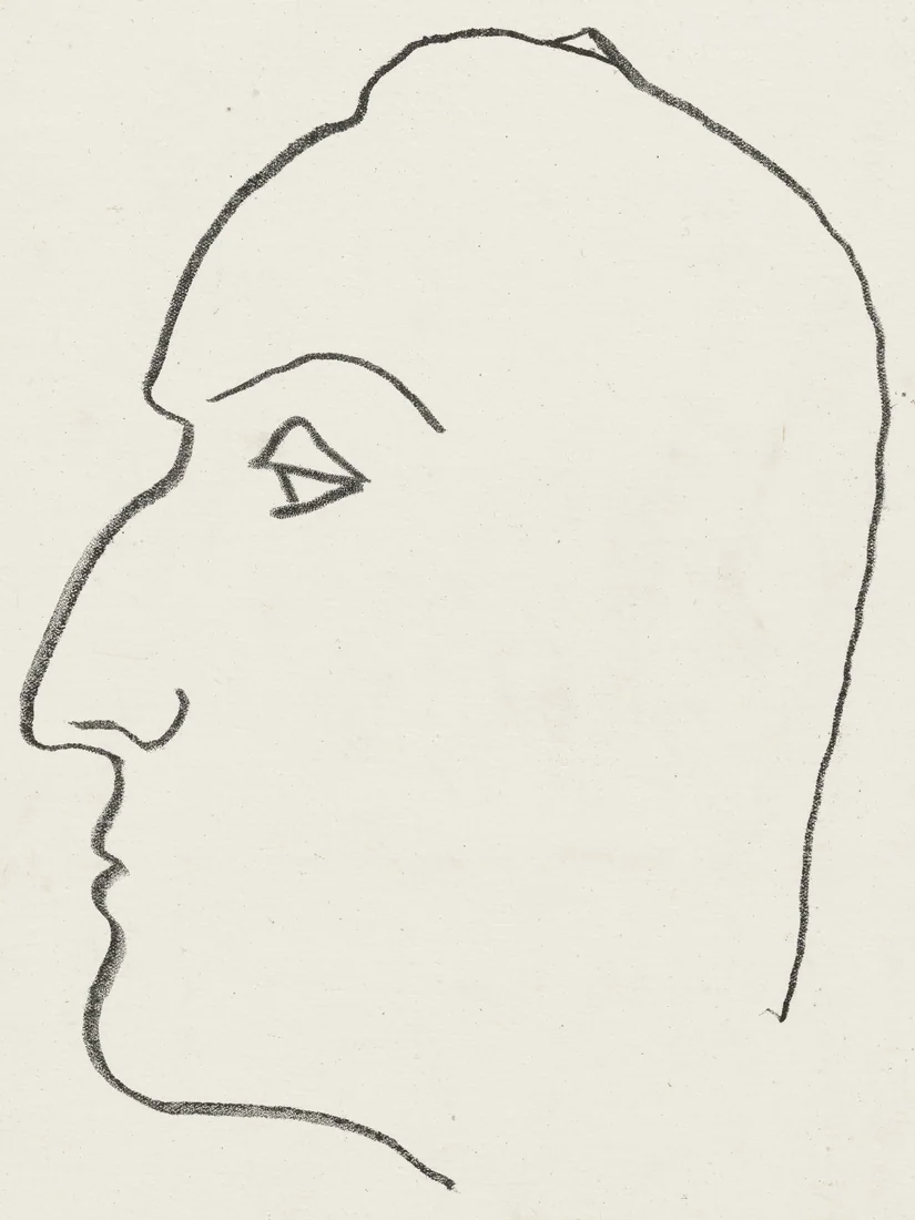 Henry de Montherlant by Henri Matisse, 1942 – art print