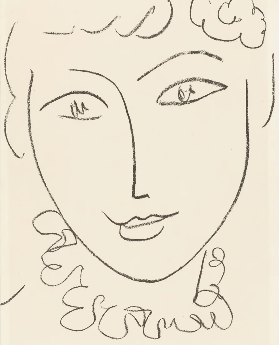 Portrait of a Woman by Henri Matisse – art print