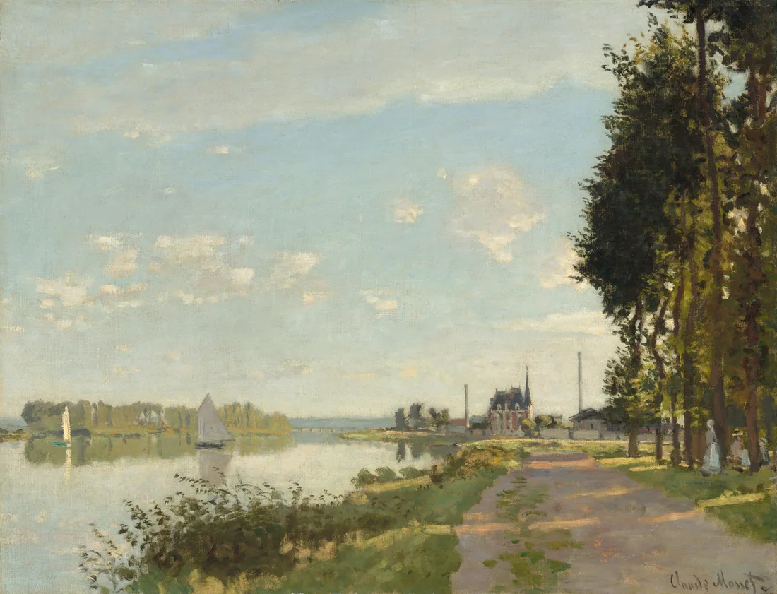 Argenteuil by Claude Monet, c. 1872 – art print