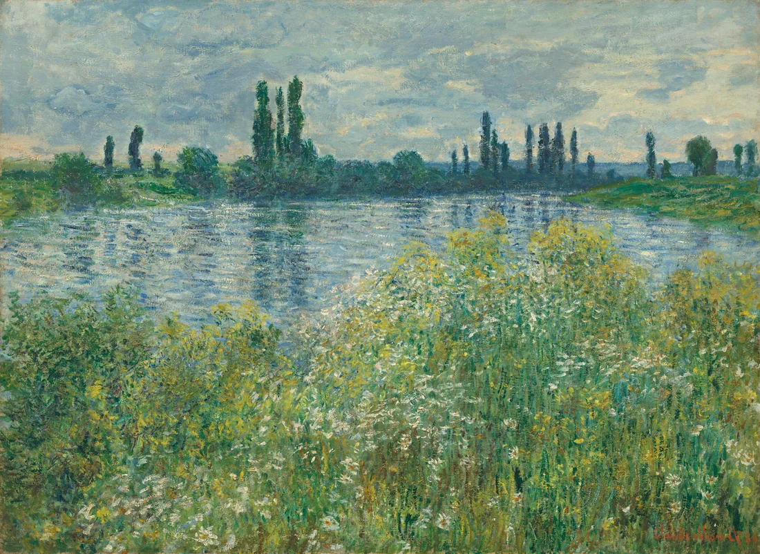 Banks of the Seine, Vétheuil by Claude Monet, 1880 – art print