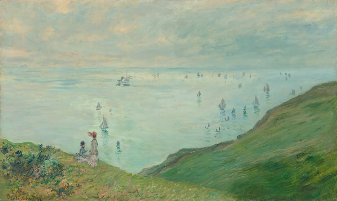 Cliffs at Pourville by Claude Monet, 1882 – art print