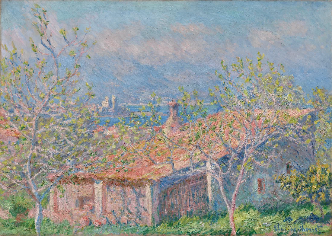 Gardener's House at Antibes by Claude Monet, 1888 – art print