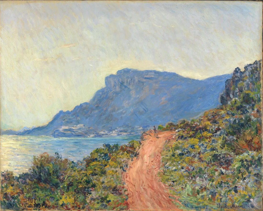 La Corniche near Monaco by Claude Monet – art print