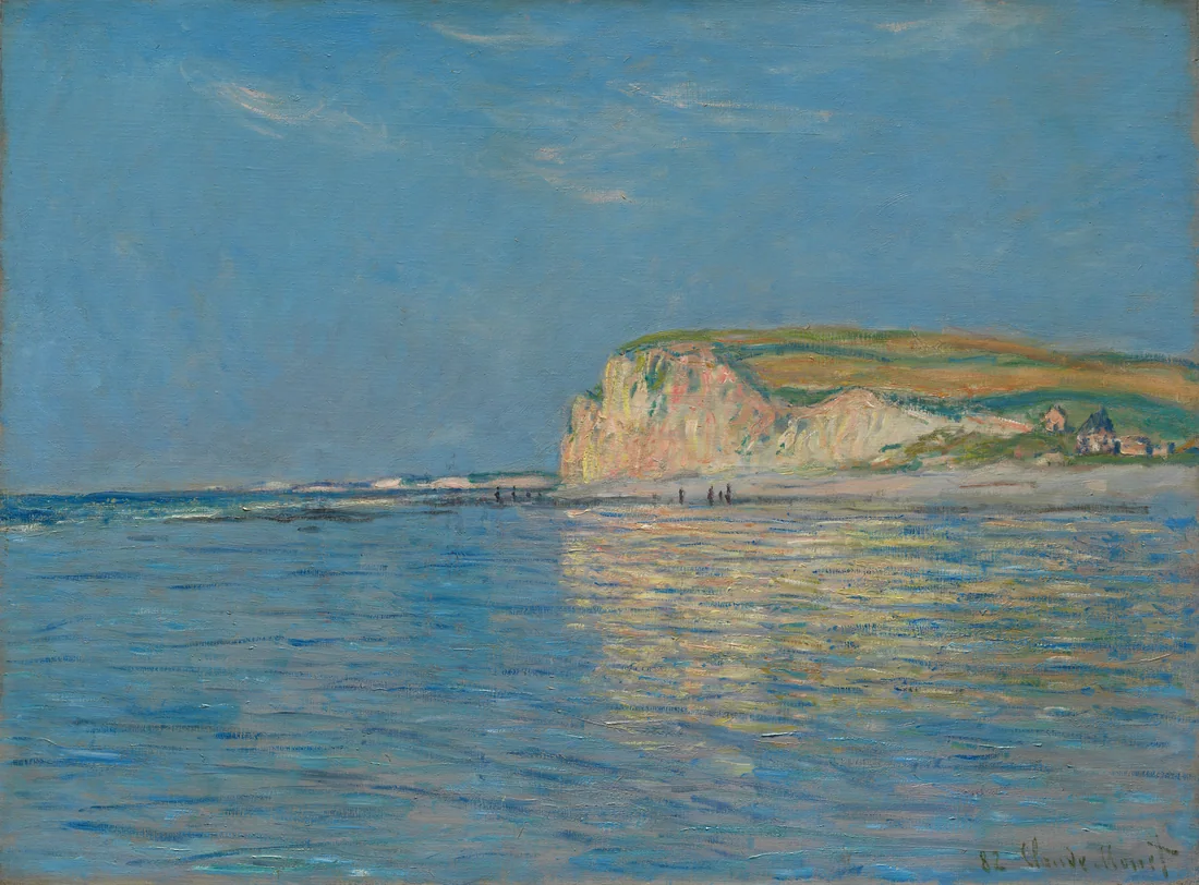 Low Tide at Pourville, near Dieppe by Claude Monet, 1882 – art print