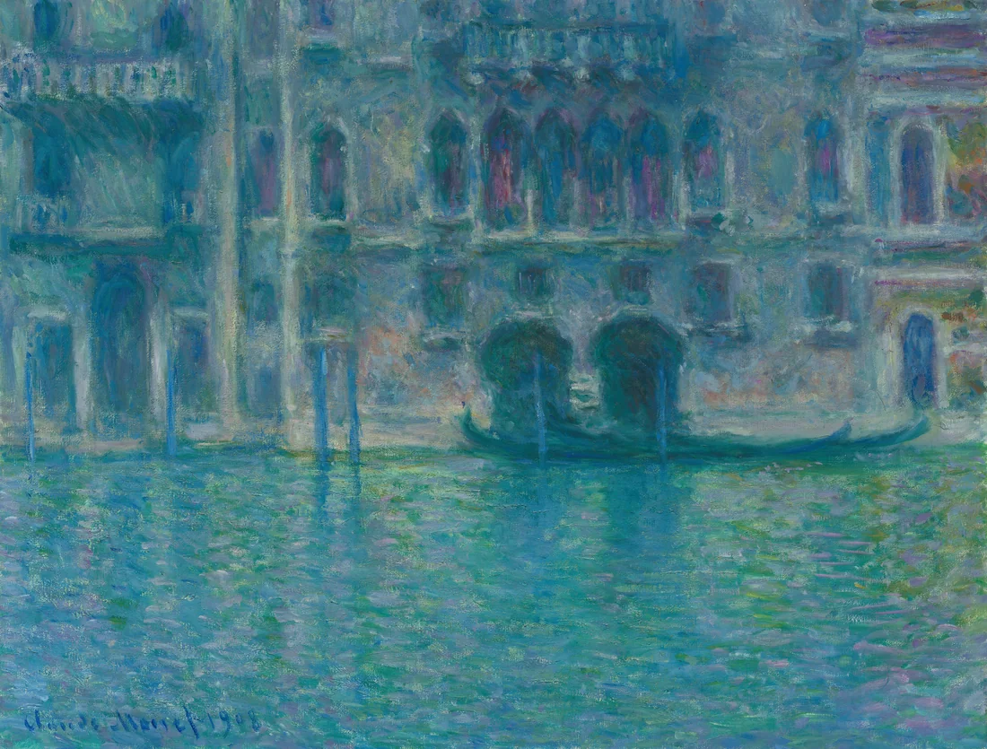 Palazzo da Mula, Venice by Claude Monet, 1908 – art print