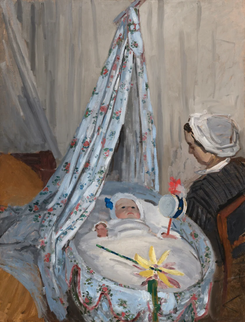The Cradle: Camille with the Artist's Son Jean by Claude Monet, 1867 – art print