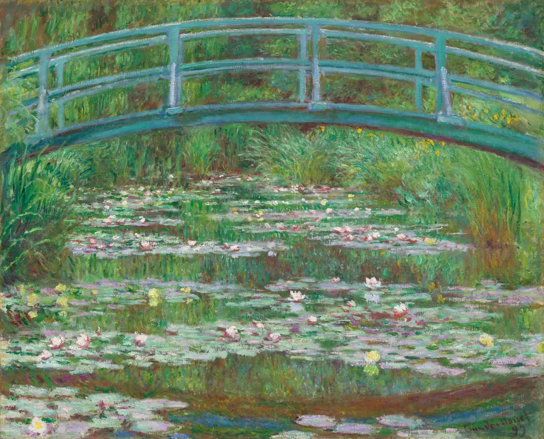 The Japanese Footbridge by Claude Monet, 1899 – art print