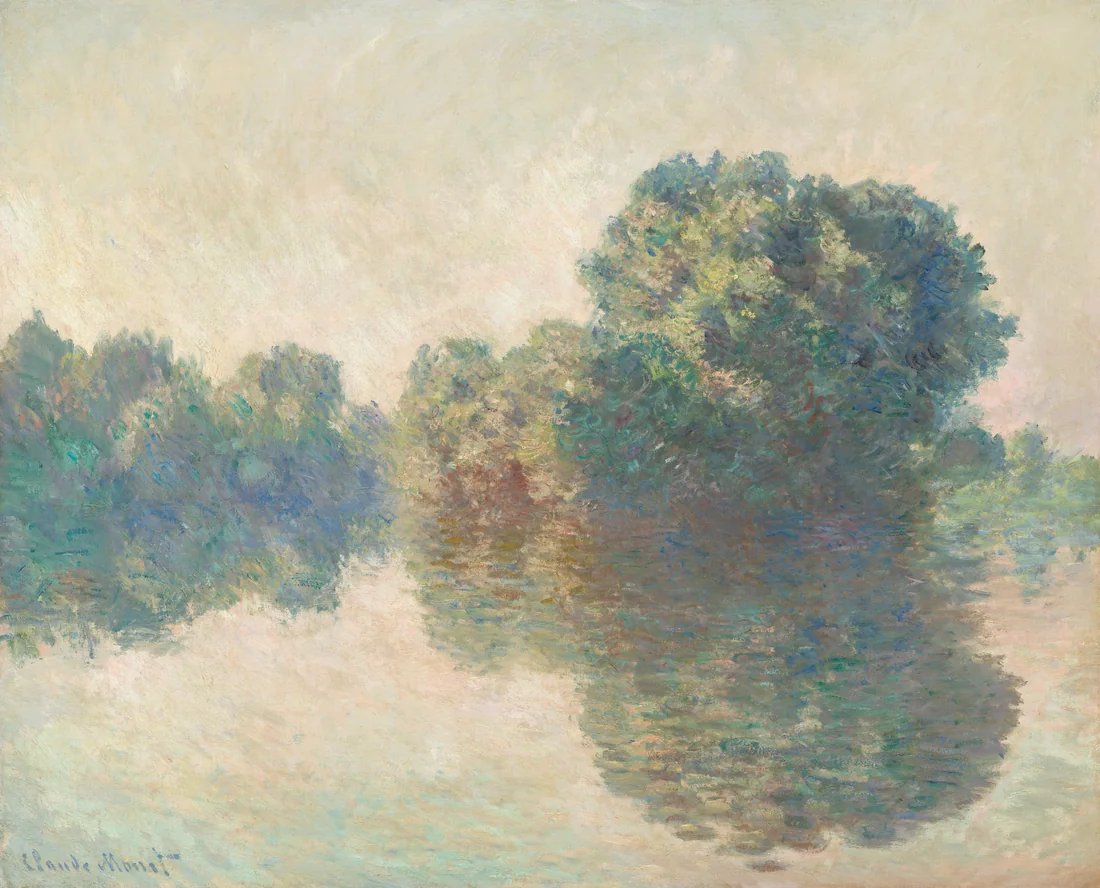 The Seine at Giverny by Claude Monet, 1897 – art print