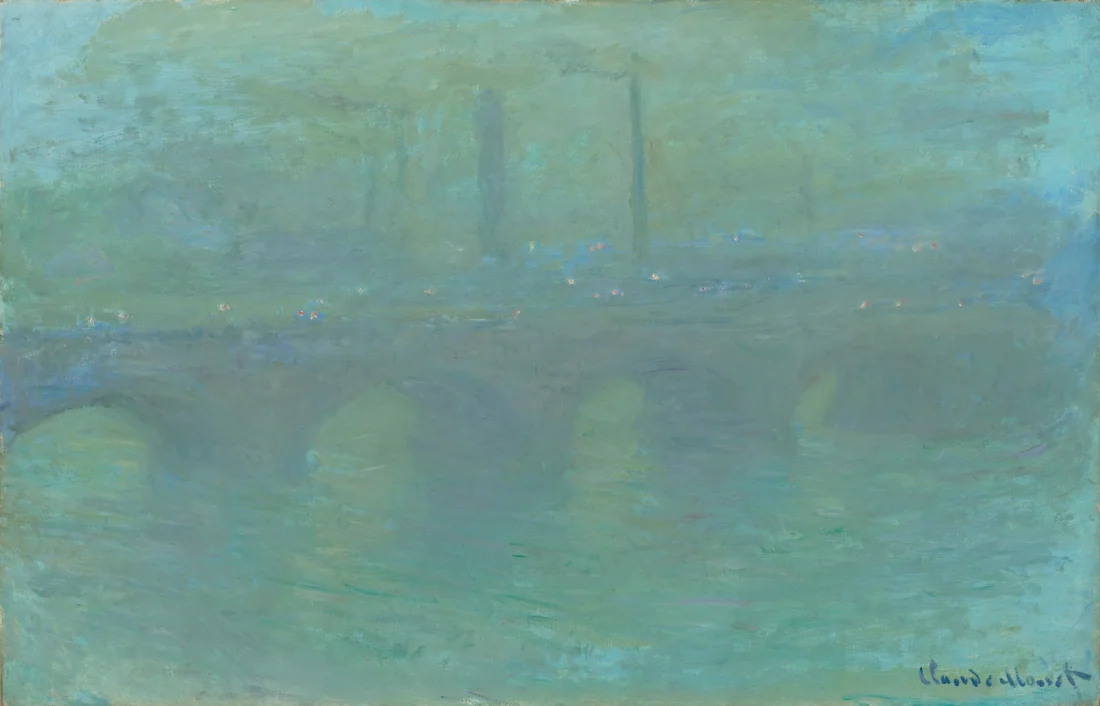 Waterloo Bridge, London, at Dusk by Claude Monet, 1904 – art print