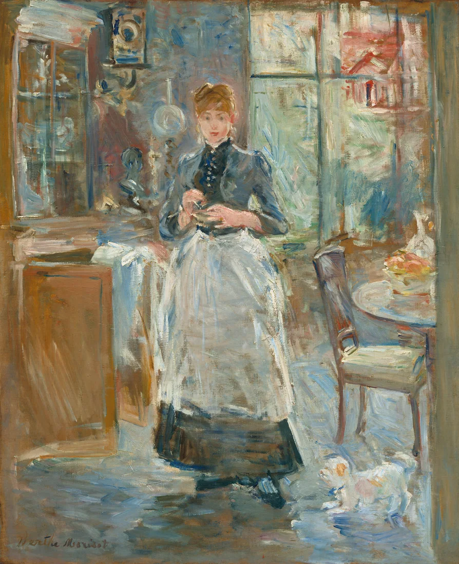 In the Dining Room by Berthe Morisot, 1886 – art print